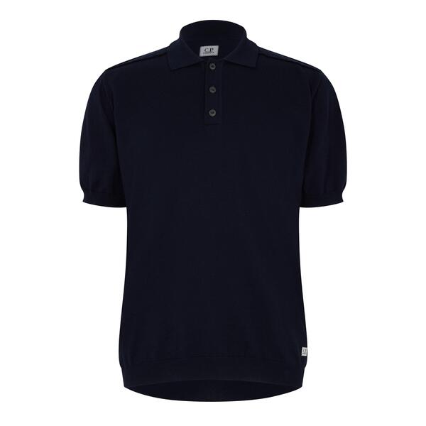 シーピーカンパニー メンズ トップス ポロシャツ CP Company Men'short Sleeve Polo Shirttl Eclipse 888｜ReVida 店