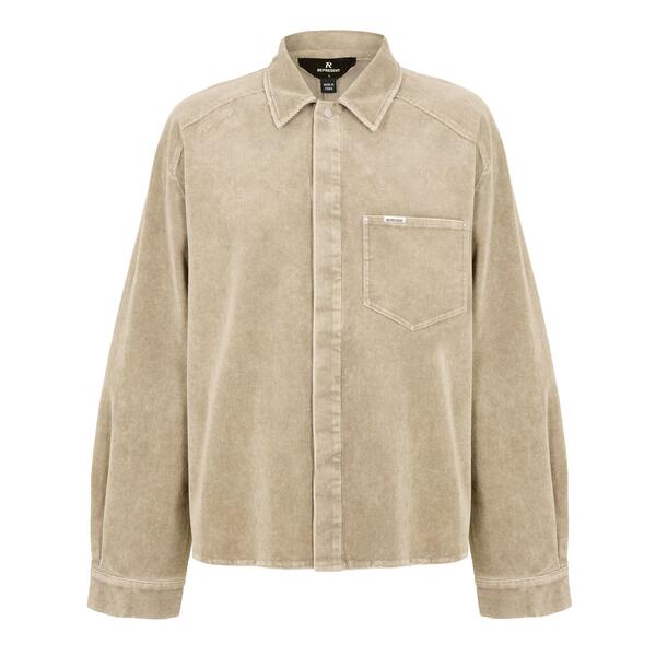 リプレゼント メンズ トップス シャツ Represent Men's Long Sleeve Plain Shirt Vintage Khaki カーキ｜ReVida 店