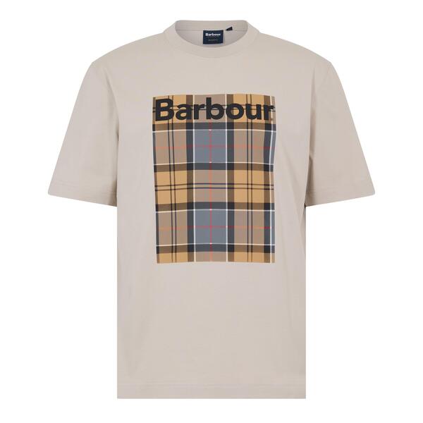 バブアー メンズ トップス プルオーバー Barbour Men\u0027s Oversized T-Shirt Beige BE12 ベージュ