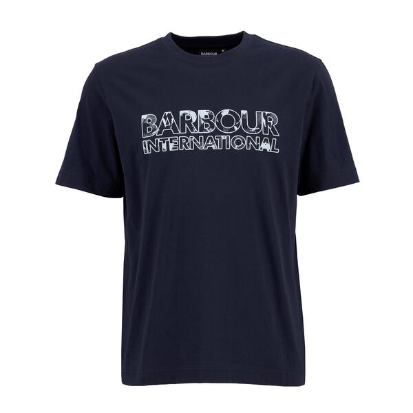 バブアー メンズ トップス ティーシャツ Barbour International Men\u0027s T-Shirt Navy 米国海軍 Tシャツ・カットソー-メンズファッション-トップス