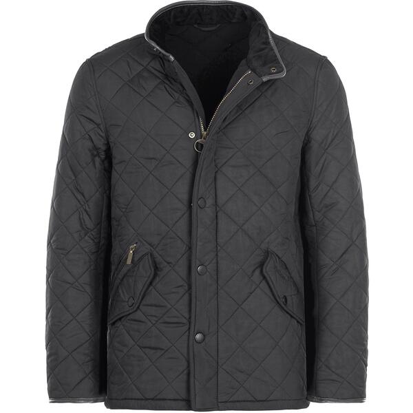 バブアー メンズ アウター 上衣・上衣 Barbour Mens Powell Jacket Black BK11 黒いこと