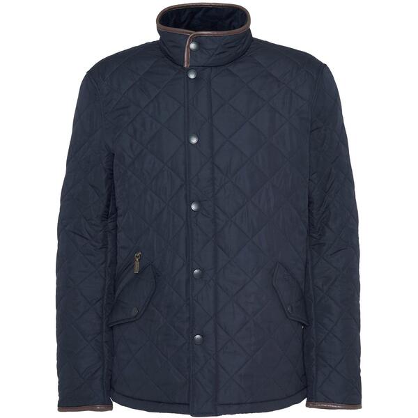 バブアー メンズ アウター 上衣・上衣 Barbour Mens Powell Jacket Navy NY71 米国海軍