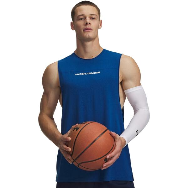 アンダーアーマー メンズ トップス プルオーバー プルオーバー Under Armour Men\u0027s Performance Basketball Jersey Blue/White 白いこと