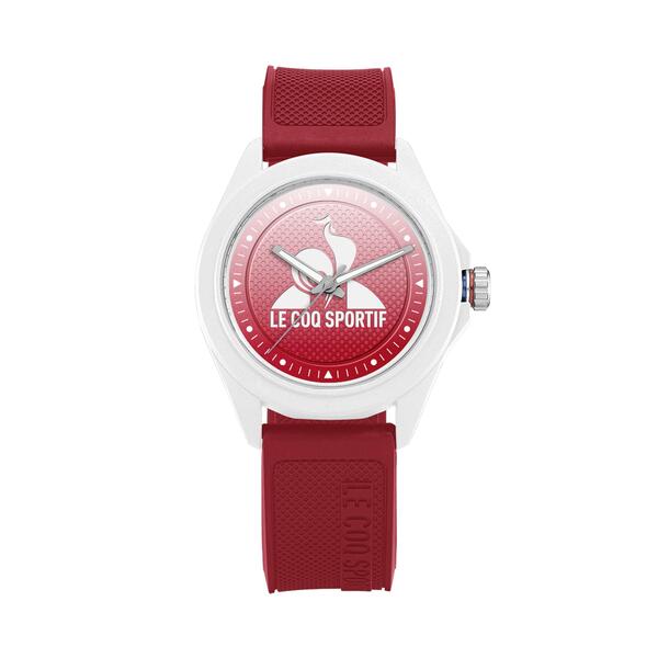 ルコックスポルティフ レディース アクセサリー 腕時計 モノクロ Le Coq Sportif Women Monochrome Digital Watch Red/White ホワイト