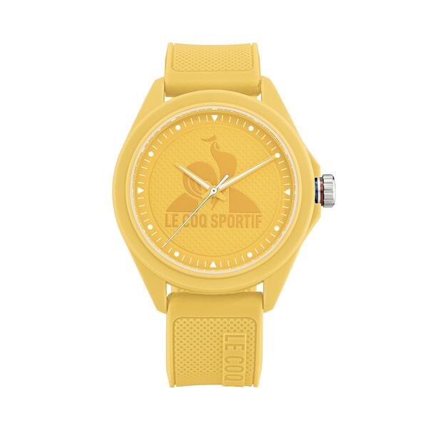 ルコックスポルティフ レディース アクセサリー 腕時計 モノクロ Le Coq Sportif Men's Monochrome Yellow Plastic Strap Digital Watch Yellow イエロー