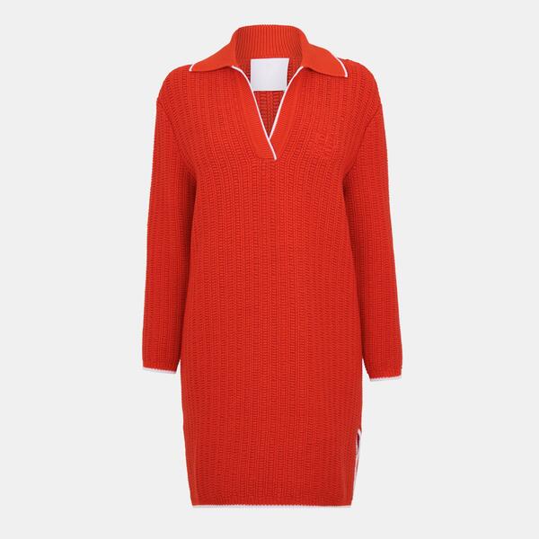 ジバンシー レディース トップス スポーツシャツ GIVENCHY 4g Polo Dress Orange オレンジ色