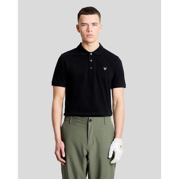 ライルアンドスコット メンズ トップス ポロシャツ Lyle and Scott Lyle Golf Polo Shirt Sn61 Z865 Jet Black ブラック