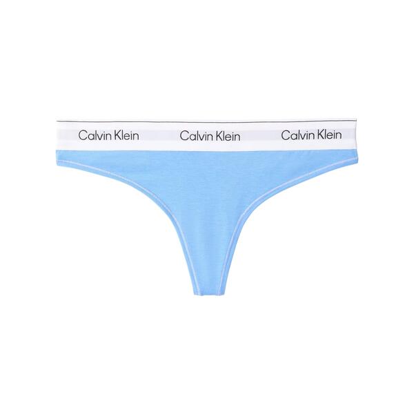 カルバンクライン レディース アンダーウェア パンツ Calvin Klein Modern Thong Blue Descent ブルー