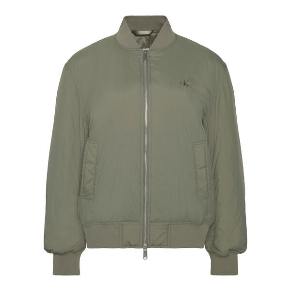 カルバンクライン レディース アウター ジャケット・ブルゾン Calvin Klein Jeans Women's Bomber Jacket Dusty Olive オリーブ｜ReVida 店