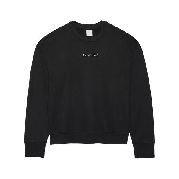 カルバンクライン レディース アウター パーカー・スウェット シャツ Calvin Klein Women's Crew Sweatshirt Black ブラック