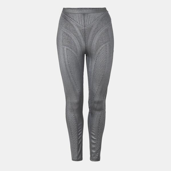 マグラー レディース ボトムス 心地好いズボン下 レギンス Mugler Women\u0027s Leggings Grey 薄墨色