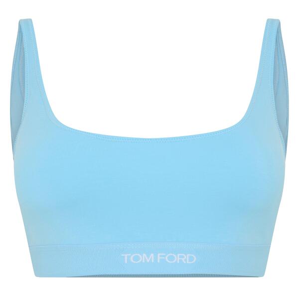 トム・ジェラルド・r・フォード レディース アンダー御召しもの ブラ Tom Ford Modal Signatue Bralette Mineral Blue 青碧