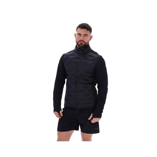 テッドベーカー メンズ アウター 上衣・上衣 キルティング Ted Baker CONNOR Training Quilted Insulated Jacket Black 黒いこと