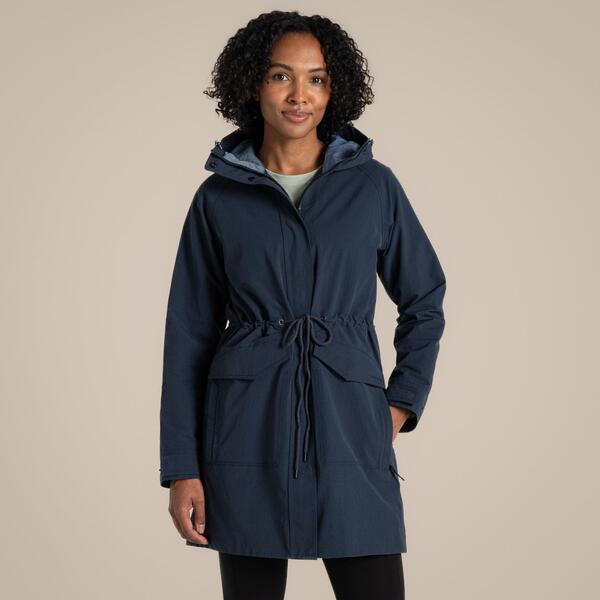クラッグホッパーズ レディース アウター 上衣・上衣 Craghoppers Emilia Waterproof Long Jacket Blue Navy 米国海軍