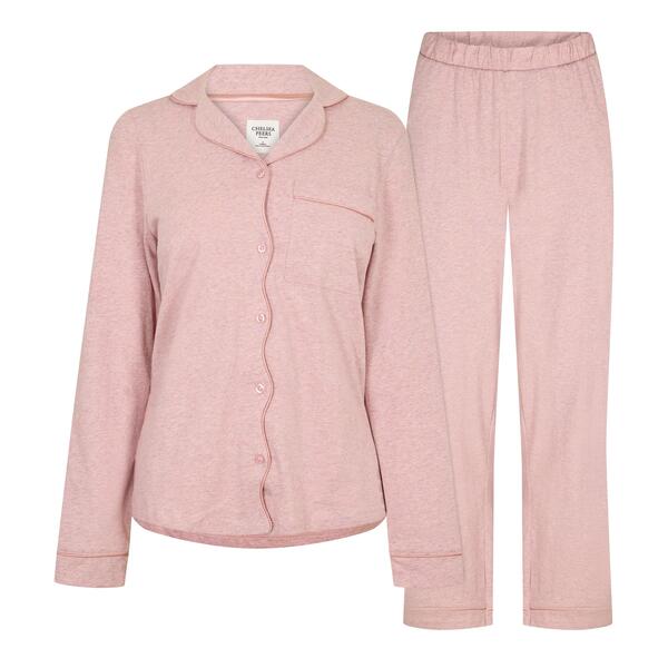 チェルシーピア レディース アンダー御召しもの ナイト爵御召しもの 綿織物 Chelsea Peers Women\u0027s Cotton Short Sleeve Pyjama Set Plain