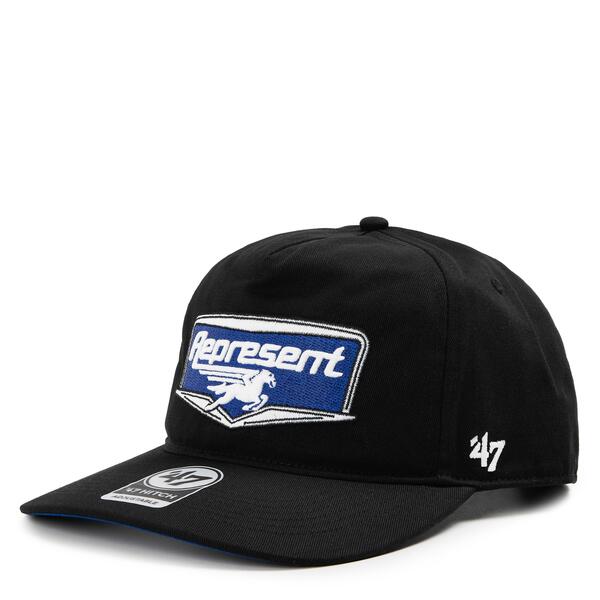 リプレゼント メンズ 佩び物 かぶり笠 旗がしら Represent Men\u0027s Baseball Cap Jet Black 黒いこと
