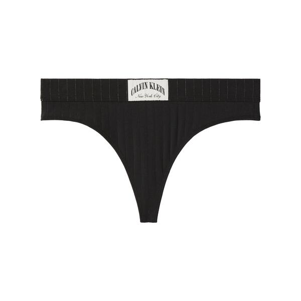 カルバンクライン レディース アンダーお召しもの ズボン下 Calvin Klein Women\u0027s Thong Black 黒いこと