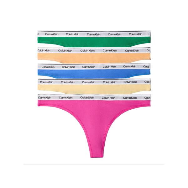 カルバンクライン レディース アンダー御召しもの ズボン下 Calvin Klein Women\u0027s Thongreen/Gold/Pink さくら色