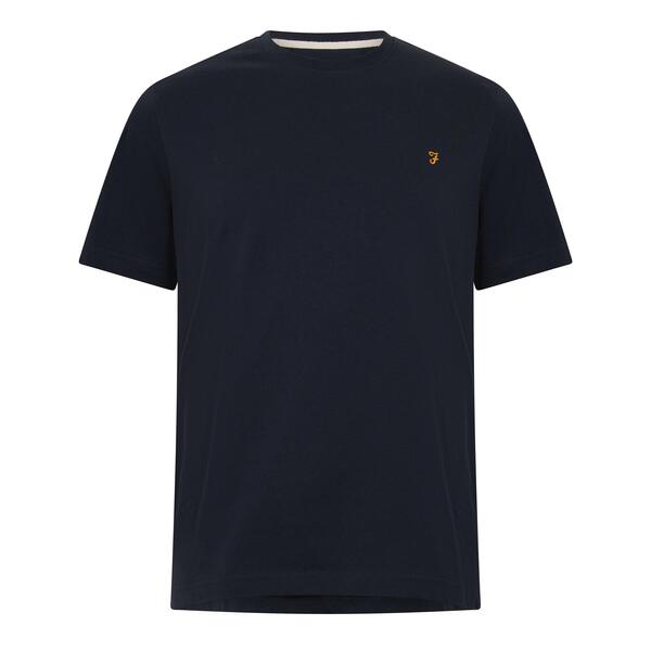 ファーラー メンズ トップス Tシャツ Farah Men Harrow SS T-Shirtrue Navy 412 ネイビー