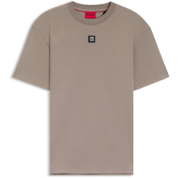 フューゴ メンズ トップス Tシャツ レギュラーフィット Hugo Men's Regular Fit Dalile T-Shirt Brown 237 ブラウン|ReVida 店