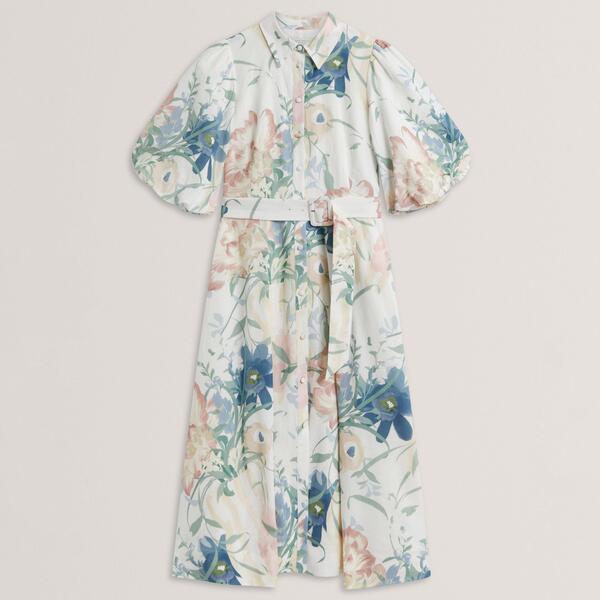 テッドベーカー レディース トップス シャツ Ted Baker Womenhirt Dress Ivory アイボリー