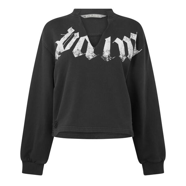 パーム・エンジェルス レディース アウター パーカー・スウェット Palm Angels Women\u0027s Zip Hoodie Black 黒いこと