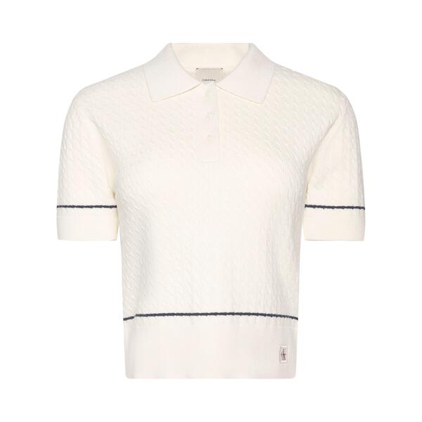 カルバンクライン レディース トップス スポーツシャツ Calvin Klein Jeans Women\u0027short Sleeve Polo Shirtofu