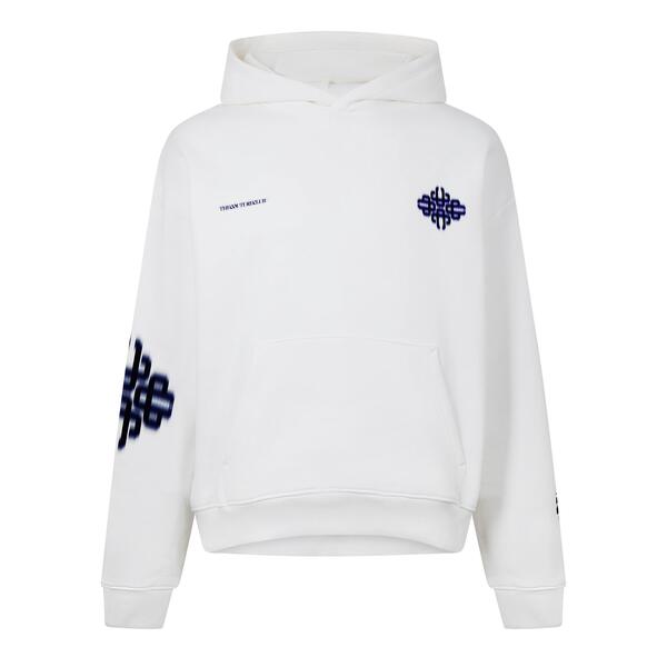 ザ クチュール 野球クラブ メンズ アウター パーカー・スウェット The Couture Club Men\u0027s Blurred Pull Over Hoodie White/Navy 白いこと