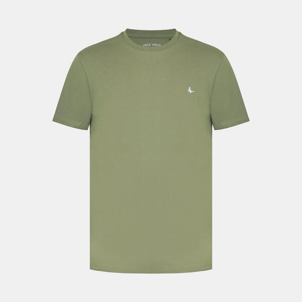 ジャック ウィルス メンズ トップス Tシャツ Jack Wills JW Sandleford T-Shirt Mens Light Green グリーン｜ReVida 店