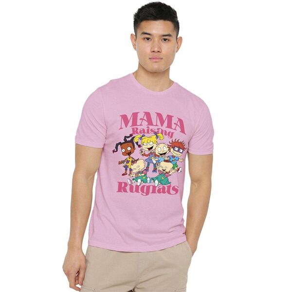 ニコロデオン メンズ トップス プルオーバー Nickelodeon Rugrats MotherS Day Mama Raising Rugrats T Shirt Pink サクラ色