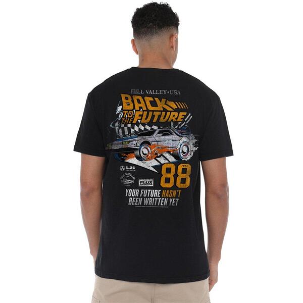 ユニバーサル メンズ トップス ティーシャツ Universal Back To The Future Racing 88Mph Back T-Shirt Black 黒いこと