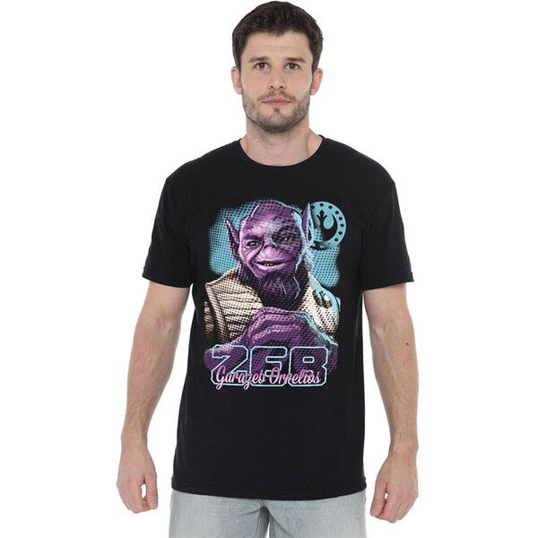 はやりっ子 ウォーズ メンズ ボトムス 心地好いズボン下 ティーシャツ Star Wars The Mandalorian Grogu Garazeb Orrelios T Shirt Black 黒いこと