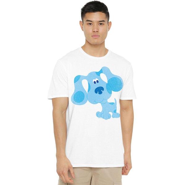 ニコロデオン メンズ トップス プルオーバー Nickelodeon Blues Clues Blue Hug Unisex T Shirt White 白いこと