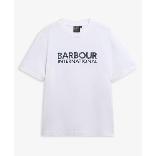 バブアー メンズ トップス プルオーバー Barbour International Men\u0027s T-Shirt White WH11 白いこと