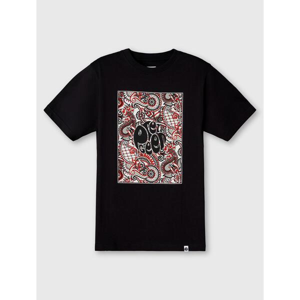 プレティグリーン メンズ トップス プルオーバー Pretty Green Men\u0027s T-Shirt Black 黒いこと