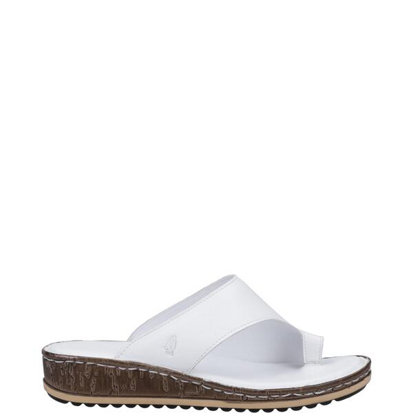 ハッシュパピー レディース シューズ サンダル Hush Puppies Elissa Toepost Sandal White ホワイト｜ReVida 店