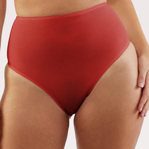 プレイフルプロミス レディース アンダーお召しもの ズボン下 御機嫌酉の方角 Playful Promises Annette Red Classic High Waist Brief Red 赤いこと