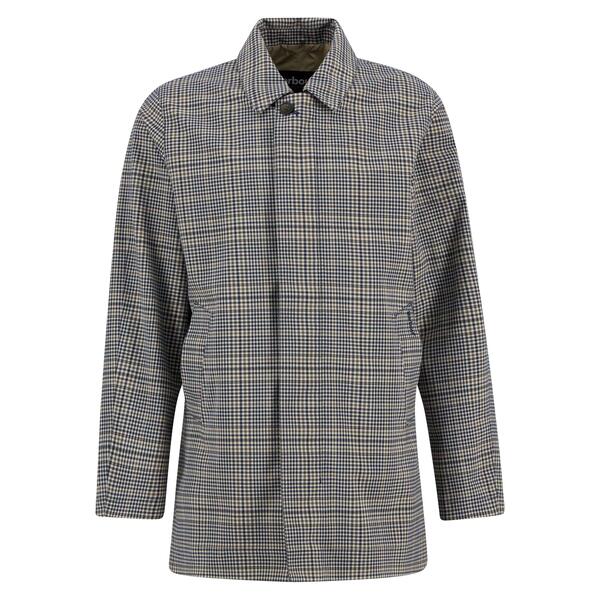 バブアー メンズ アウター 上衣・上衣 Barbour Mens Rokig Waterproof Mac Hghlnd Chk ST31