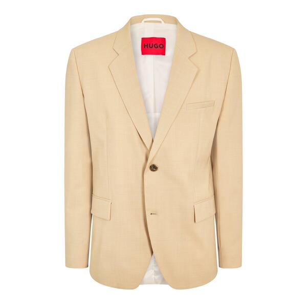 フューゴ メンズ アウター 上衣・上衣 スポーツジャケット Hugo Men\u0027s Kris231X Blazer Open Beige ベージュ