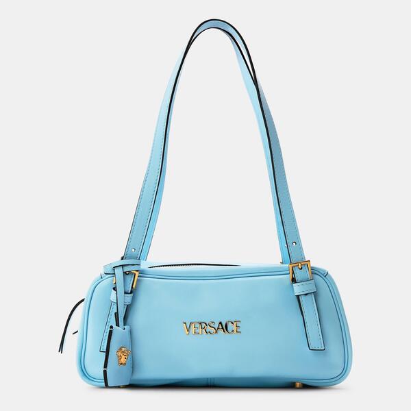 ヴェルサーチ レディース 御徒面子 Versace Women\u0027shoulder Bag Blue Gold 青色
