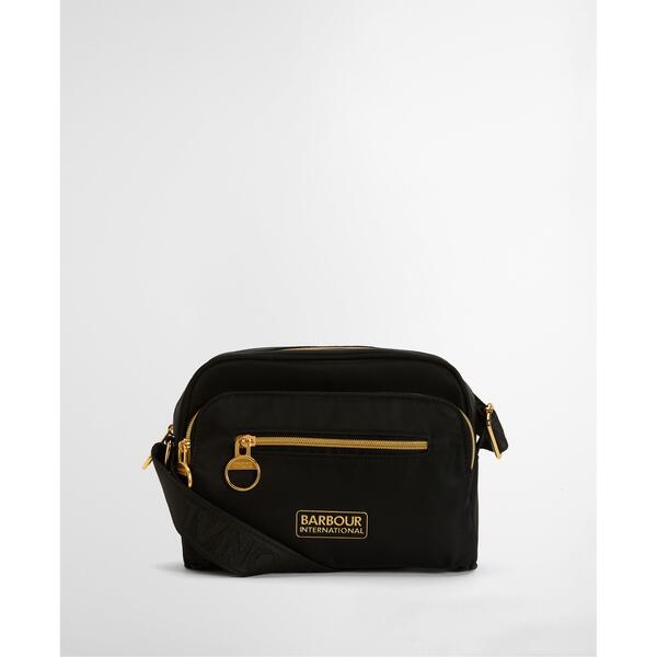 バブアー レディース 御徒面子 Barbour International Womens Qualify Crossbody Bag Black 黒いこと