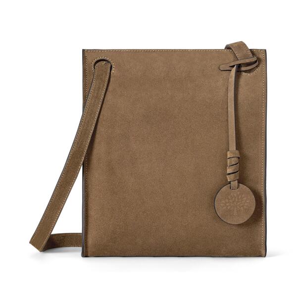 マル木ノ実 レディース 御徒面子 ミニ スエードクロス Mulberry Mini Softote Suede Salcombe Sand 沙子