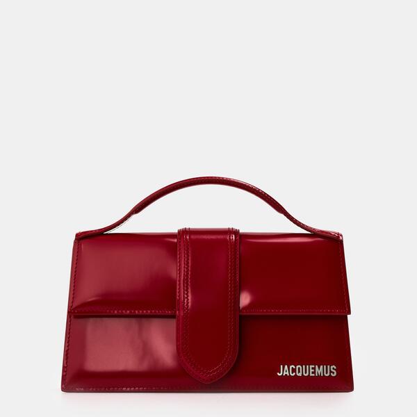 ジャクエムス レディース 御徒面子 なめし革 Jacquemus Women\u0027s Leather Le Grand Bambino Crossbody Bag Red 赤いこと