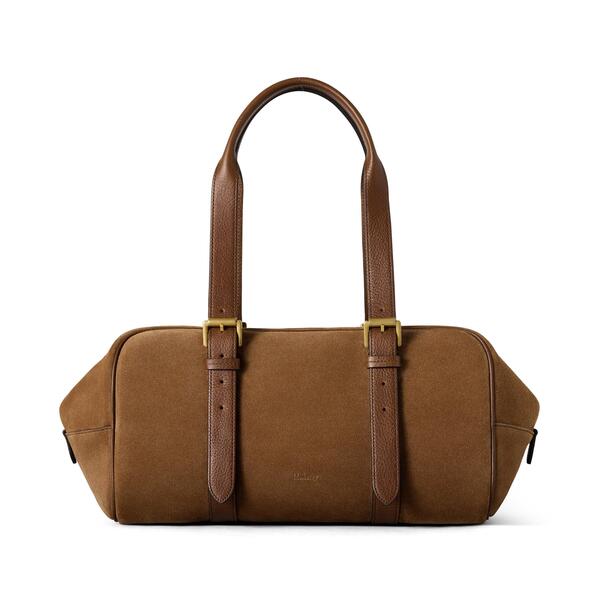 マル木の実 レディース 御徒面子 ヴィンテージ スエードクロス Mulberry Boston Vintage Oak Suede Vintage Oak