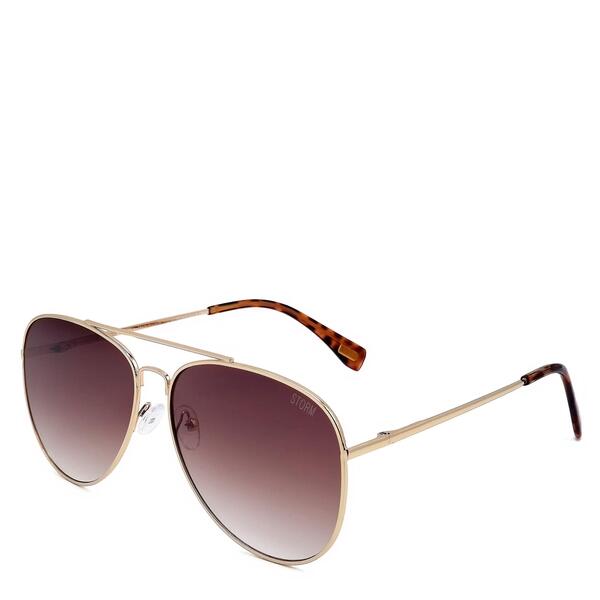 狂飆 メンズ 付属物 サングラス・アイウェア Stormen\u0027s Aviator Sunglasses Gold ゴールド
