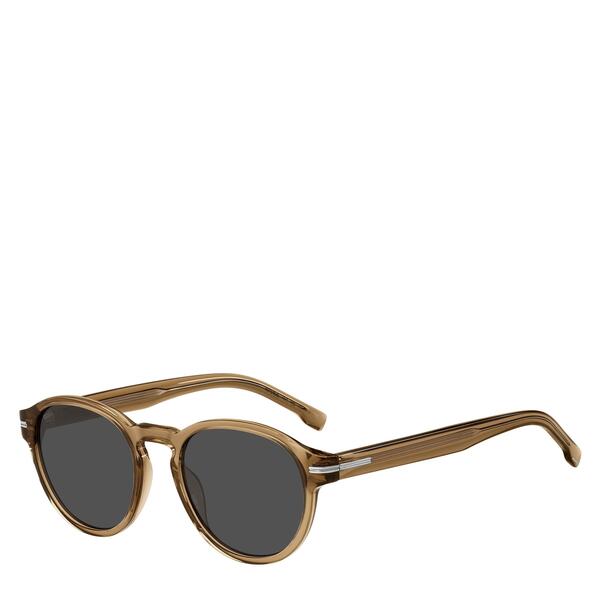 主任者 メンズ 佩び物 サングラス・アイウェア Boss Men\u0027s Round Sunglasses Beige ベージュ