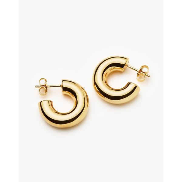 ミッソーマ レディース アクセサリー ピアス・イヤリング Missoma Women's Chunky Gold Hoop Earrings Gold ゴールド|ReVida 店
