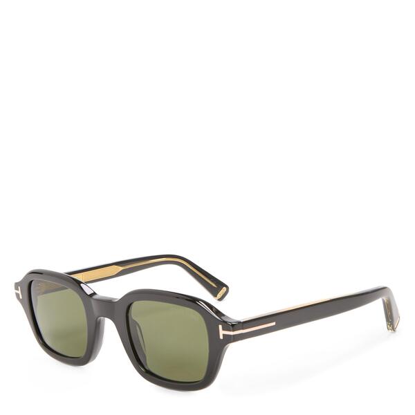 トム・ジェラルド・r・フォード メンズ 付属物 サングラス・アイウェア Tom Ford Mensquare Sunglasses Green/Black 黒いこと