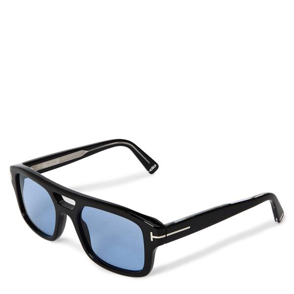 トム・ジェラルド・r・フォード メンズ 佩び物 サングラス・アイウェア Tom Ford Mens Aviator Sunglasses Blue/Black 黒いこと