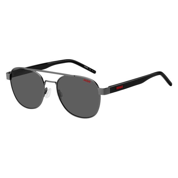 フューゴ メンズ 佩び物 サングラス・アイウェア Hugo Men\u0027s Round Sunglasses Matte Dark